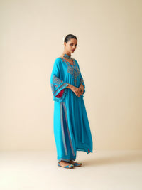 Firozi Designer Ethnic Wear Kaftan Suit for Women
