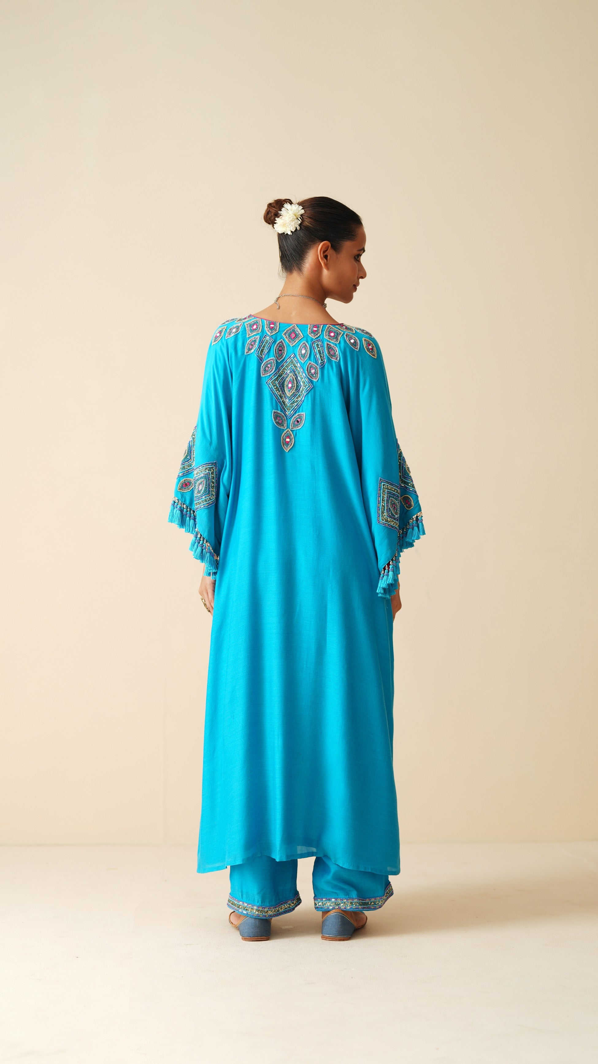 Firozi Designer Ethnic Wear Kaftan Suit for Women