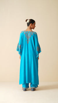 Firozi Designer Ethnic Wear Kaftan Suit for Women